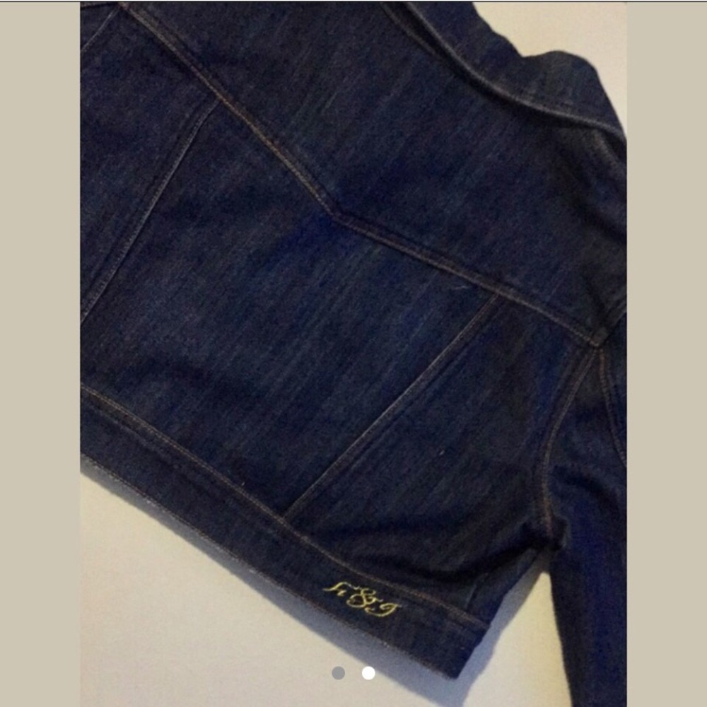Cut jean jacket - Picture 2 of 2